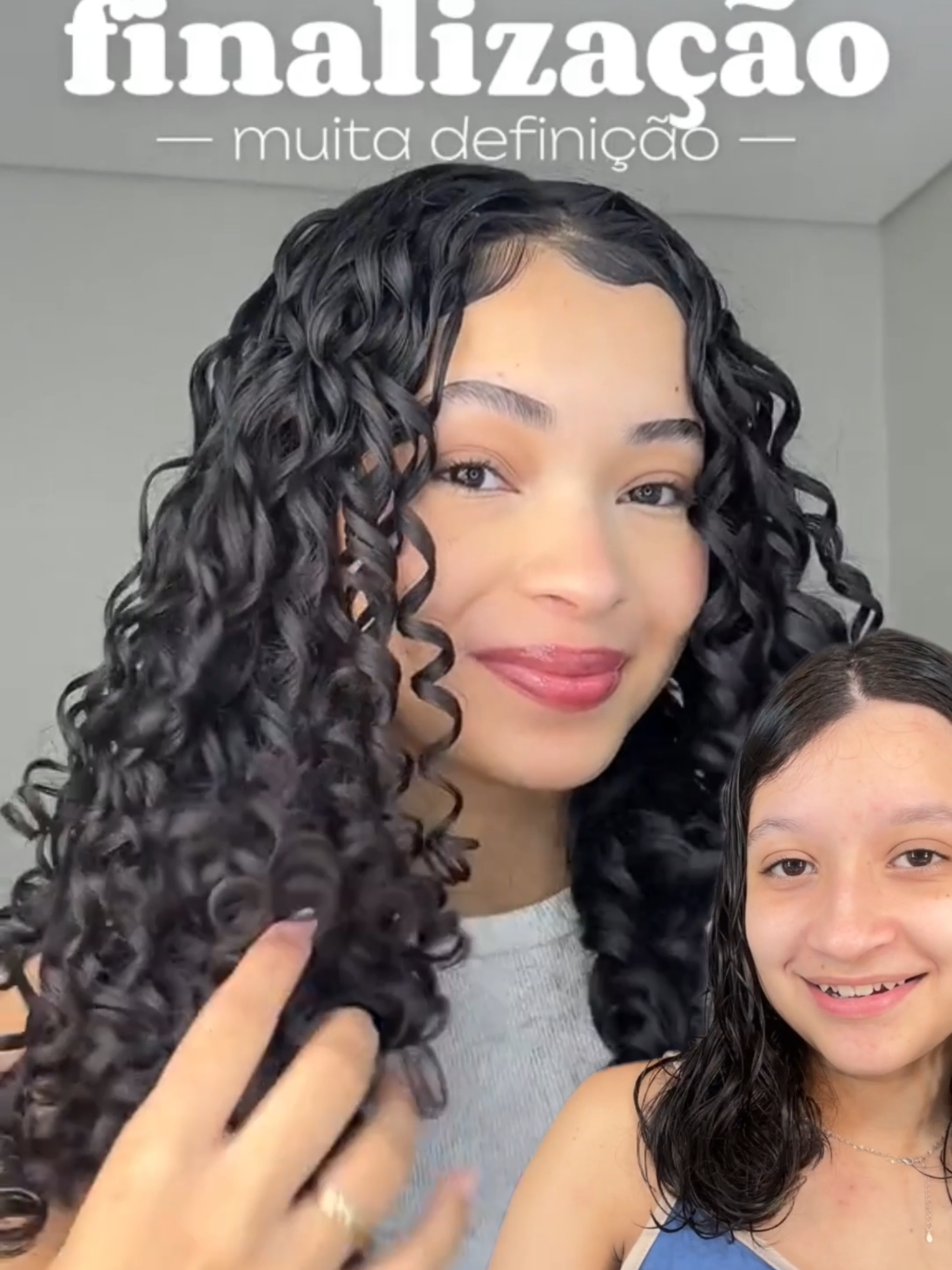 Testando finalização pra ter muita definição no cabelo ondulado da minha filha  ib @byesterlima  _ _ #finalização #finalizacaodecachos #hairtututorial #hairvideos #curlyhairtutorial #curlyhairhacks #cabeloondulado #ondulado2abc #hairhack #beautyhacks #esterlima #migssalonline #salonline #heymigssl