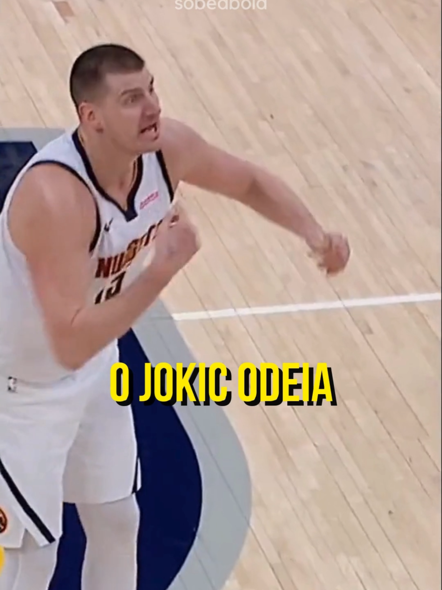 O Jokic odeia os EUA e eu odeio a gripe, perdão pela voz zuada amigos #NBA #nbabrasil #basquete #basquetebrasil #jokic #fy #fyp