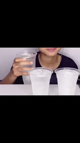 Ice Water Mukbang! 🧊 ~ #asmr #mukbang #fyp #drinking #watermukbang #ice 