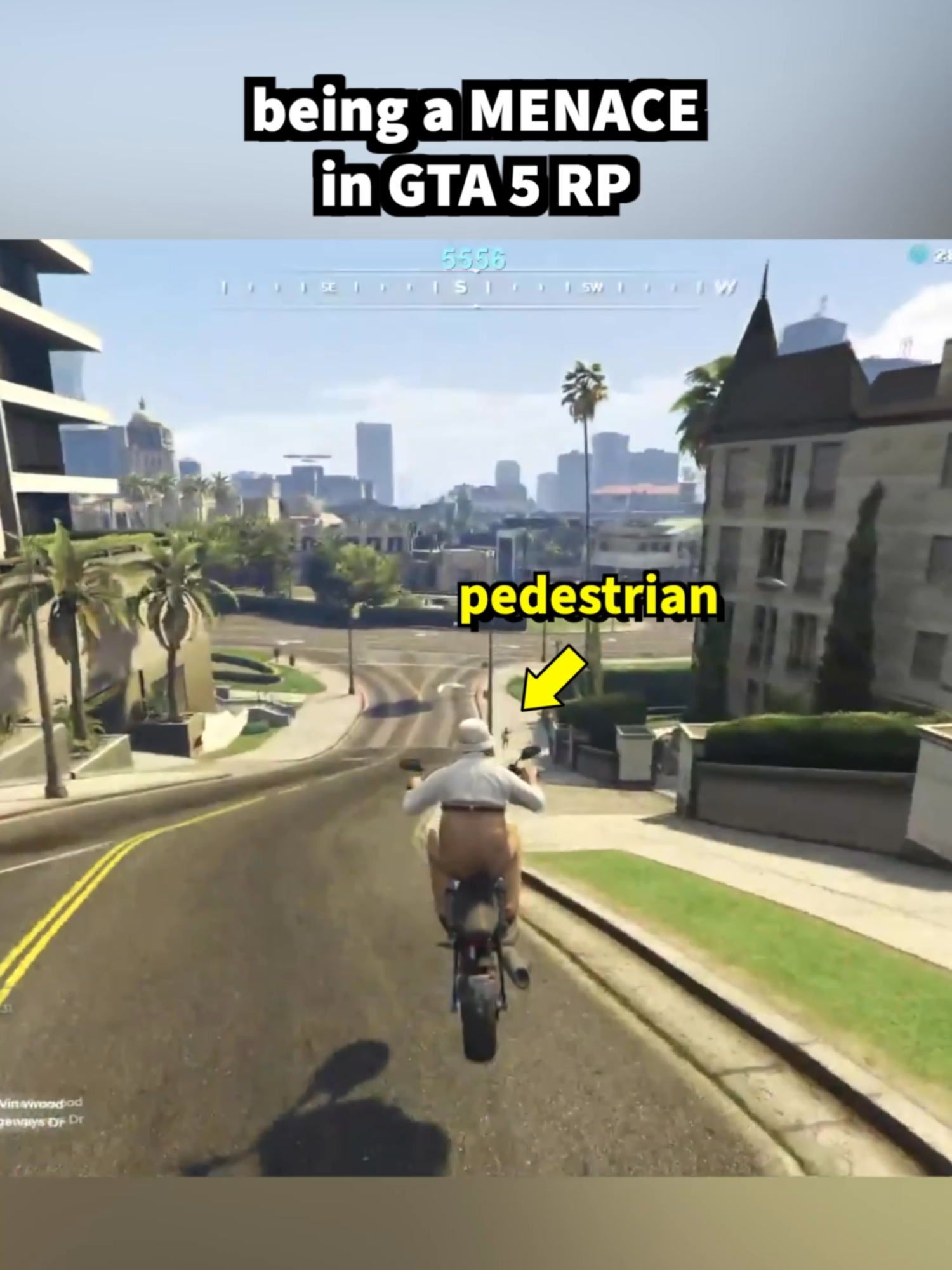 old man goes MENACE mode in #gta5rp