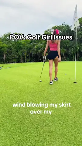 literally the only gust of wind there was that afternoon 😂⛳️