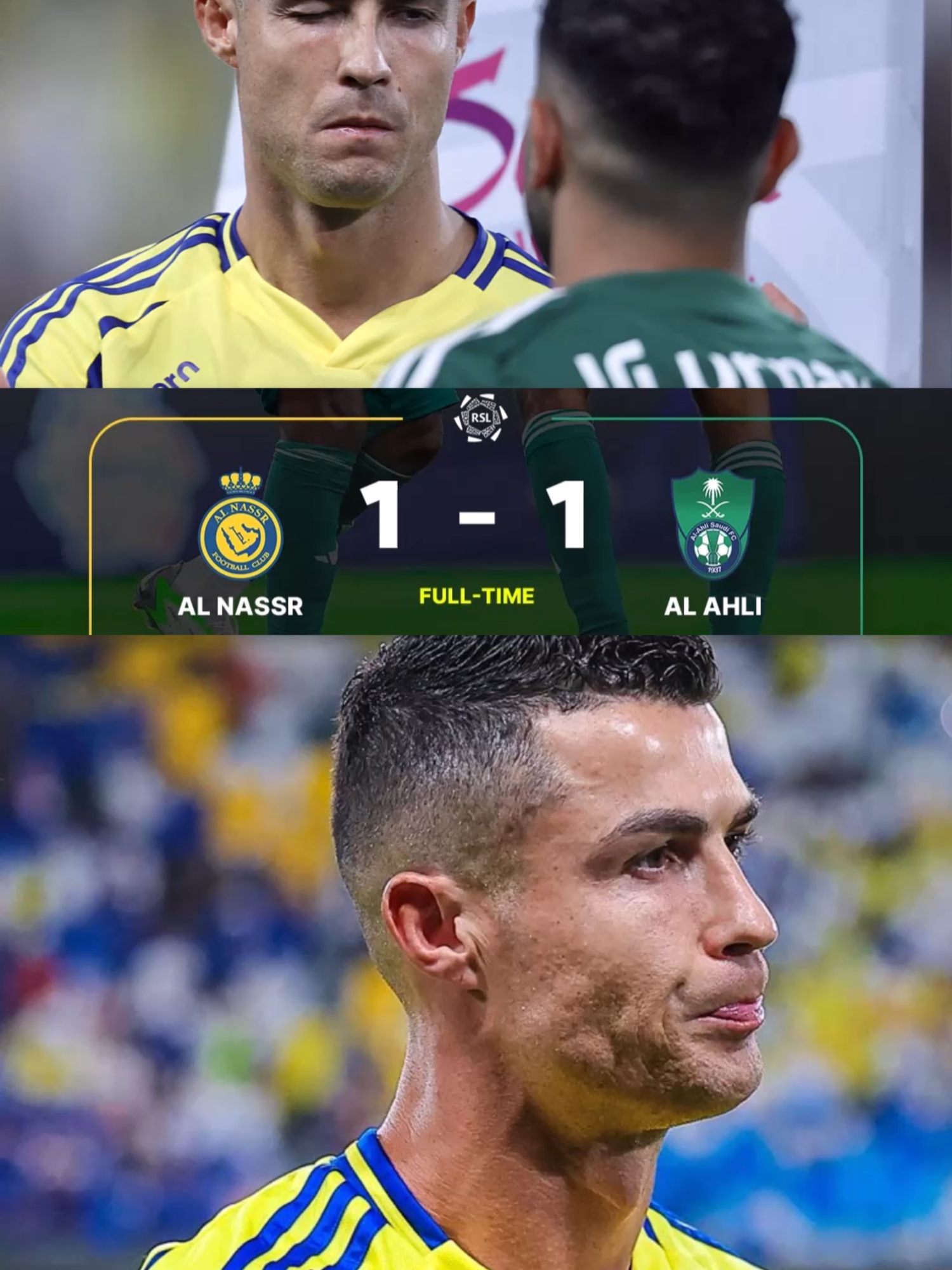 RONALDO AU TOP OU RIEN... AL-NASSR 1-1 AL-AHLI ! LE CHOC DE SAUDI PRO LEAGUE ! CR7 FIN DE SÉRIE ! #ronaldo #cr7 #cristiano #cristianoronaldo #ronaldocristiano #cr7cristianoronaldo #urcristiano #mahrez #firmino #cr #alnassr #alnassrfc #alahli #alahlifc #saudiligue #saudileague #saudiproleague #spl #rsl #roshnsaudileague #alnassralahli #alnassrvsalahli #ronaldoalnassr #alnassrronaldo #cr7alnassr #alnassrcr7 #ronaldoalnassrfc #alnassrfcronaldo #cr7alnassrfc #alnassrfccr7 #acturonaldo #ronaldoactu #cr7actu #actucr7 #newsronaldo #ronaldonews #cr7news #newscr7 #foot #footballtiktok #actufoot #footactu #actufootball #footballactu #infofoot #footinfo #infofootball #footballinfo #kessié #kessie #ronaldovsalahli #debrief #débrief #analyse