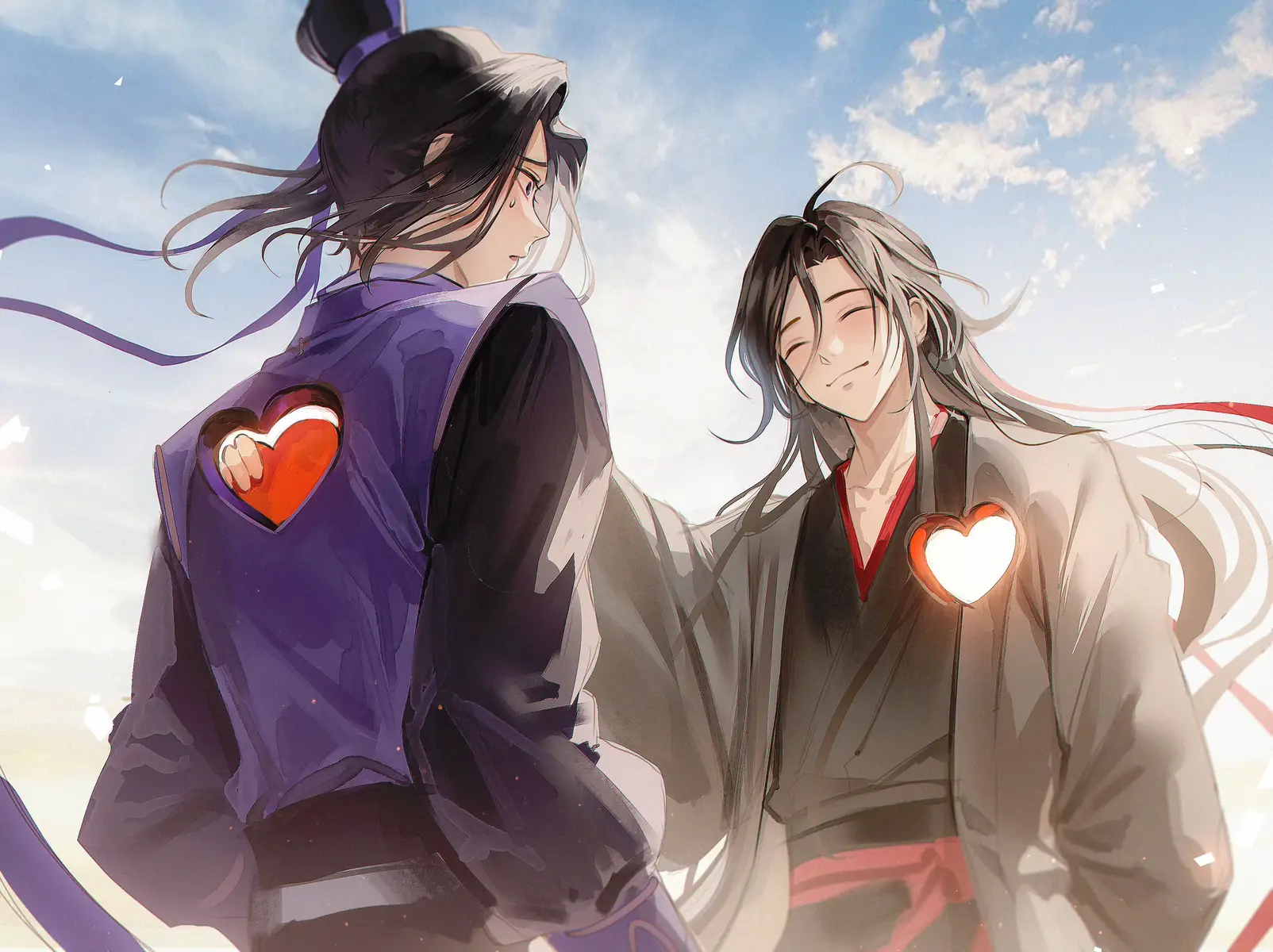 Y al final obtuvo la felicidad que merecia con la persona que más ama y valora su existencia con cada segundo que pasa ♥️  Creditos de estas bellas imagenes a young57440489 en x 🥹 #mdzs #modaozushi #weiying #weiwuxian #lanwangji #lanzhan #thefounderofdiabolism #bl #wangxian #modaozushi魔道祖师 