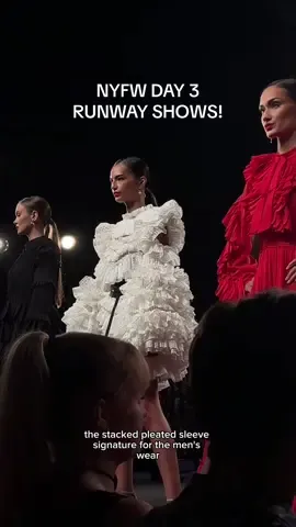 Replying to @kennedy ✨ beauty + style @CARLOS PINEDA MX 🤌🏽✨ ruffle + pleated galoreeee!  already excited for next years presentation  #nyfw #newyorkfashionweek #runwayshow #carlospineda #latinoheritagemonth #latinodesigner #couture #spendthedaywithme #nyclifestyle #dayinmylifevlog #blackgirlvlogs #blackcreators #blackcreatorsoftiktok #nyfwshow #nycfashionblogger #fashionforyou #falltrends #fallstyle #tiktokfashionmonth #TikTokFashion 