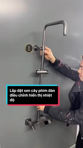 Cách lắp ráp 1 bộ sen cây phím đàn điều chỉnh hiển thị nhiệt độ#sentam #sencay #sencaytamdung #sencaytamdungnonglanh #sentamphimdan #sencayhienthinhietdo #thietbivesinh #phongtamcaocap #thietbivesinhgiasi #xuhuong 