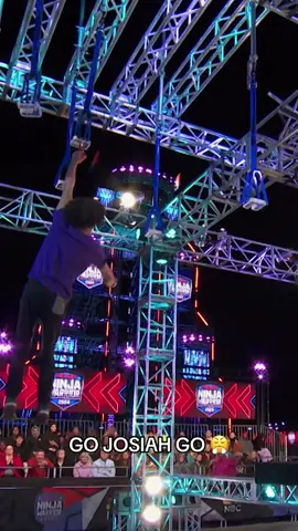 Josiah takes on Stage 3 with determination and skill! 💪🏽🥳 #ANW #ninjawarrior #AmericanNinjaWarrior 