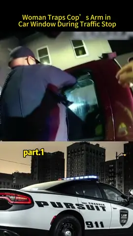 #Woman Traps Cop’s Arm in Car Window During Traffic Stop