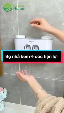 Bộ nhả kem 4 cốc tiện lợi #ecocohome #ecoco #dogiadungtienich #bonhakemdanhrang 