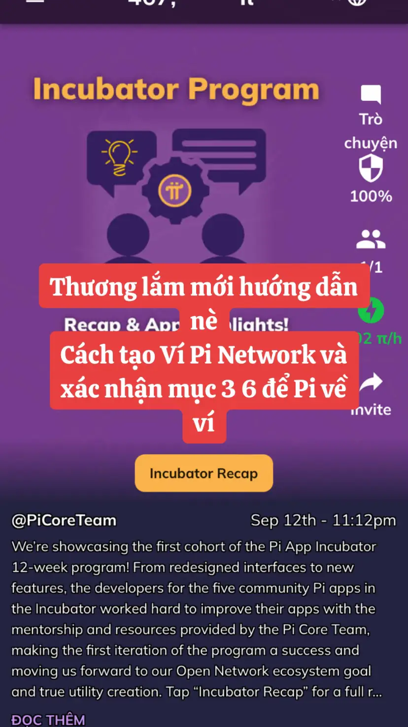 Hướng dẫn chi tiết cho anh em tạo mục ví của Pi Network nhé💬mình đang làm seri hỗ trợ Pi nên ae đừng ngại đặt câu hỏi?🔥 #pinetwork #pinetworkvietnam #pi314 #xhtiktok #xh 