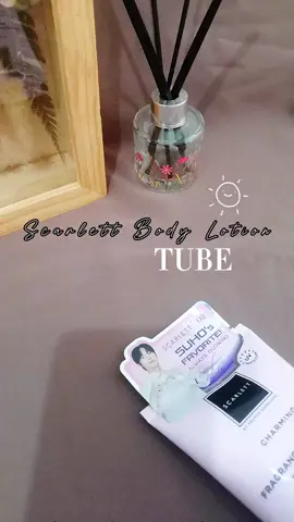 Scarlett Body Lotion Kemasan Tube #scarlett #scarlettwhitening #scarlettbodylotion #pencerahkulit #kosmetik #reviewproduk #lotionviral #racuntiktokshop 