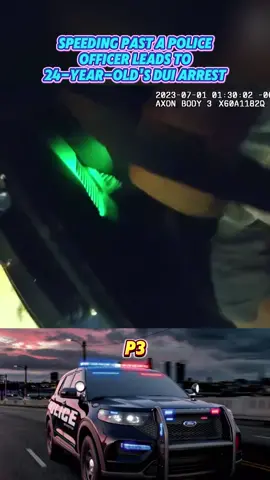 Speeding Past a Police Officer Leads to 24-Year-Old's DUI Arrest