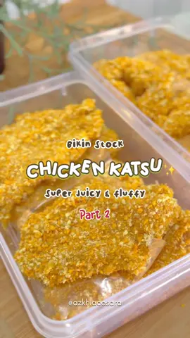 Replying to @AkuNatha Bikin stock Chicken Katsu part 2 👌🏼