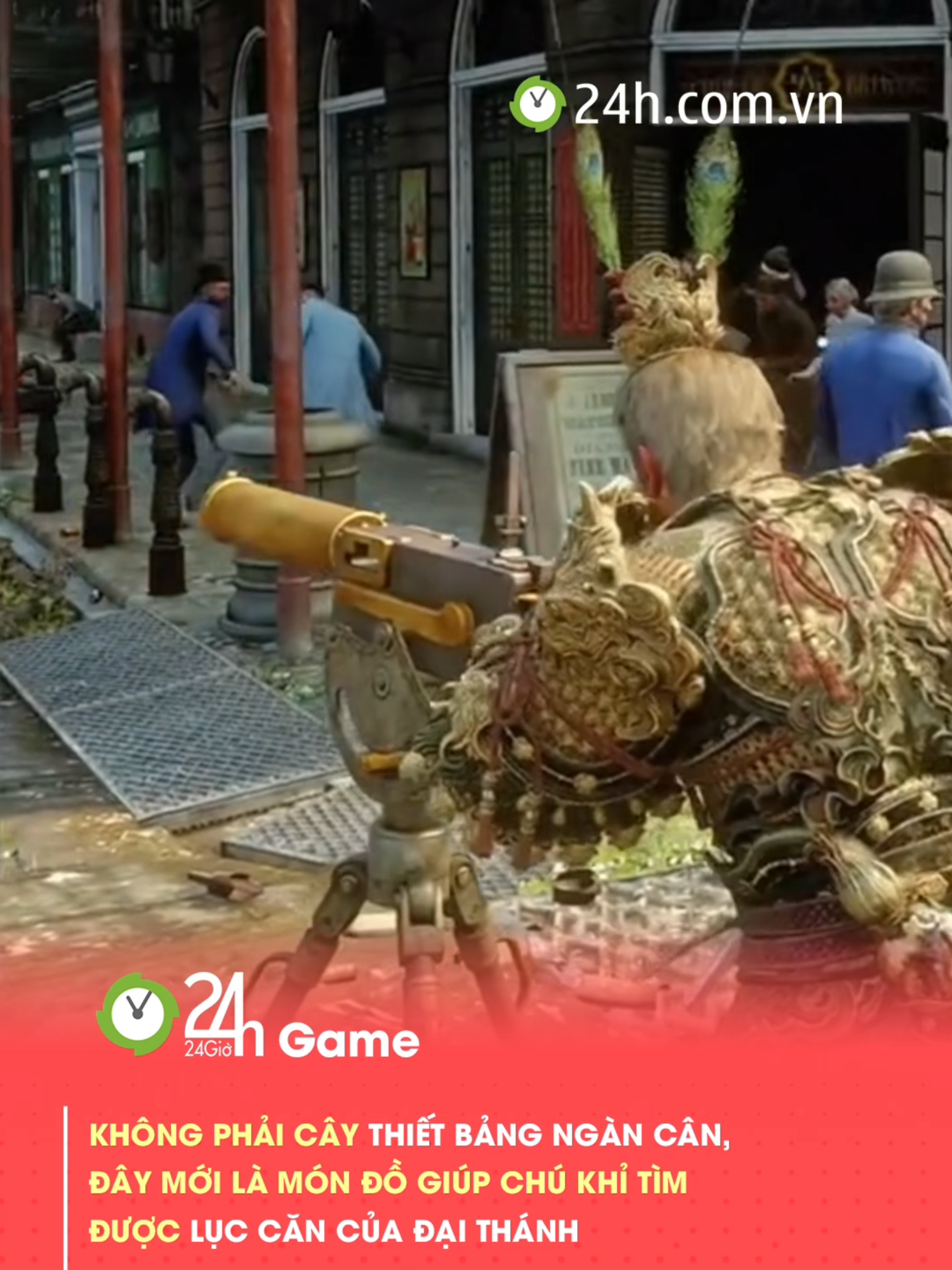 Wukong cầm cái gì thế này nhỉ #24hmedia #24hgame #blackmythwukong #wukong #fyp #gamhaymoingay