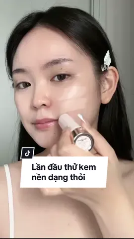 Da khô nhớ làm ẩm bông mút khi xài nha nền sẽ siu mỏng mịn tệp da lun nhée #beauty #makeup #nenthoiespoir #stickfoundation #beglowespoir #EspoirVn 