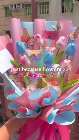 THE SUPREMACY!! 🤌💓 #justbecause #tulip #pink #flower #bouquet #anniversary #surprise #fyp #fypage 