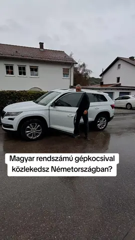 Mire számíthatsz, ha magyar rendszámú autóval közlekedsz Németországban? ·       Mikor járhatsz magyar rendszámú gépkocsival? ·       Mi történik, ha igazoltat a rendőr? ·       Mennyi ideig használhatod a magyar rendszámú gépkocsit? ·       Mikor kötelező átíratni a gépkocsit, és megfizetni a gépkocsi adót? ·       Milyen következményei lehetnek, ha a mentességi időszakon túl használod a magyar rendszámú gépkocsidat? #külföld #münchenimagyarok #külföldimagyarok #magyartiktokker #külföldönélek #külföldimunka #autó #németország 
