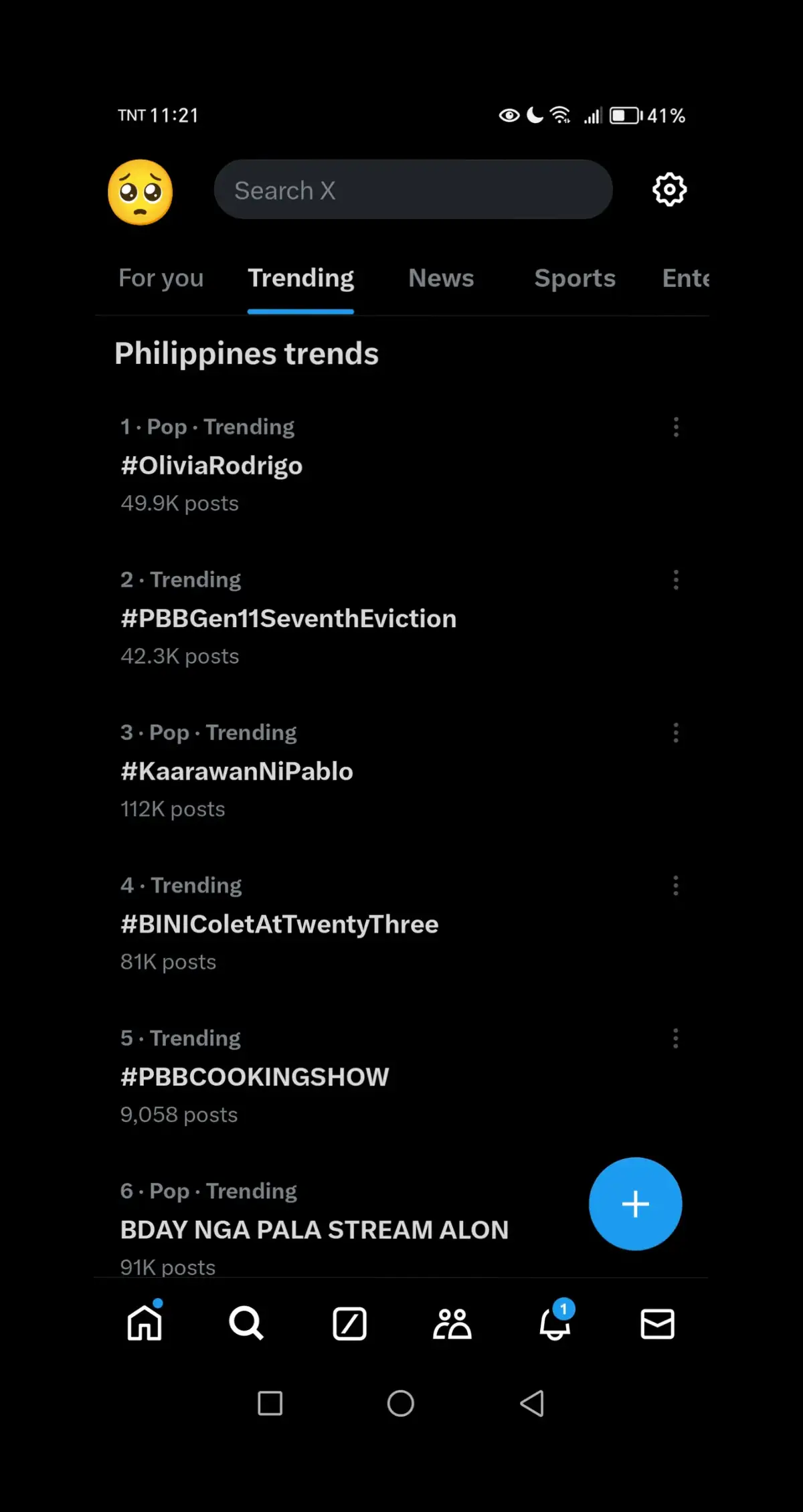 Top 5 trending on X❗❗❗ #pbbgen11 #fyp #pinoybigbrother #trendingvideo 