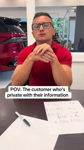Gotta keep that information PRIVATE🤣 #carsales #cardealership #carsalesman #carbuyingtips 