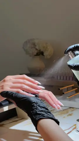 This is what I mean when I want a luxury treatment🤍  #luxurymanicure #nailcare #naturalnails #nailvlog #nailday #losangelesnails #nails #nailart #manicure #russianmanicure 