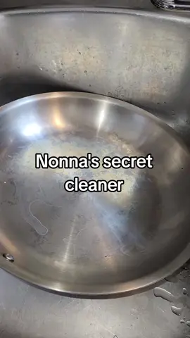 nonnas secret cleaner is so easy to use especially on steel pans