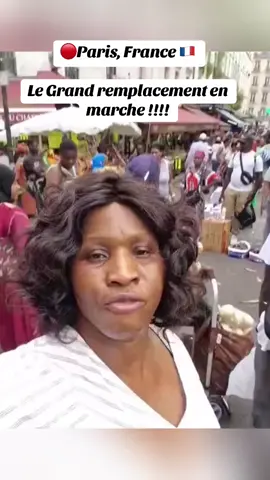 🔴Paris, France 🇫🇷  Les Africains visitant Paris sont souvent surpris de se trouver en France. En 2050, l'ensemble de la France aura l'apparence de ce quartier#jordanbardella #jeanmessiha #rn #gendarmes #oqtf #paris #châteaurouge vidéo qui nous montre à Paris les premiers du grand remplacement. Des quartiers entiers ont été remplacés à Paris et ça périphérie.