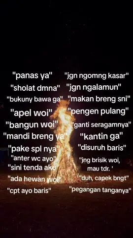 kangenn😔 #kemah #pramuka #ptakbo #apiunggun #fyp 