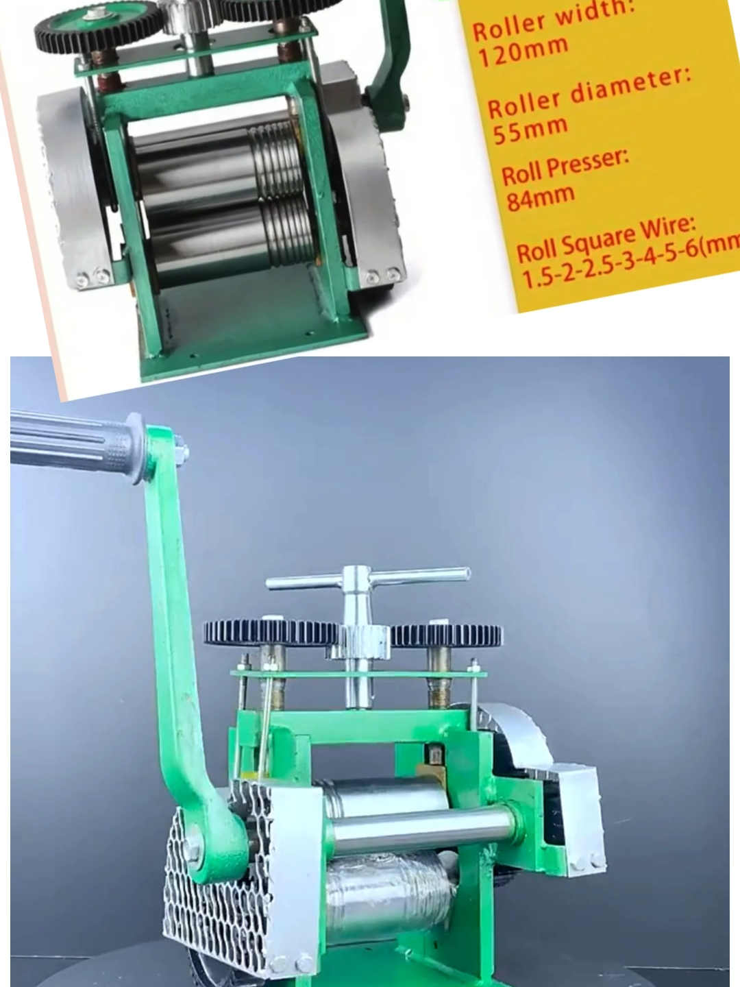 Manual Jewelry Rolling Mill Machine TikTok Captions:No power, no problem!   Watch me shape beautiful metals using this Manual Jewelry Rolling Mill. Perfect for pros & beginners alike! Follow for more DIY jewelry hacks!  #CraftingGoals #JewelryMaking #MetalRolling #DIYGenius #TrendingNow #CraftingGoals
