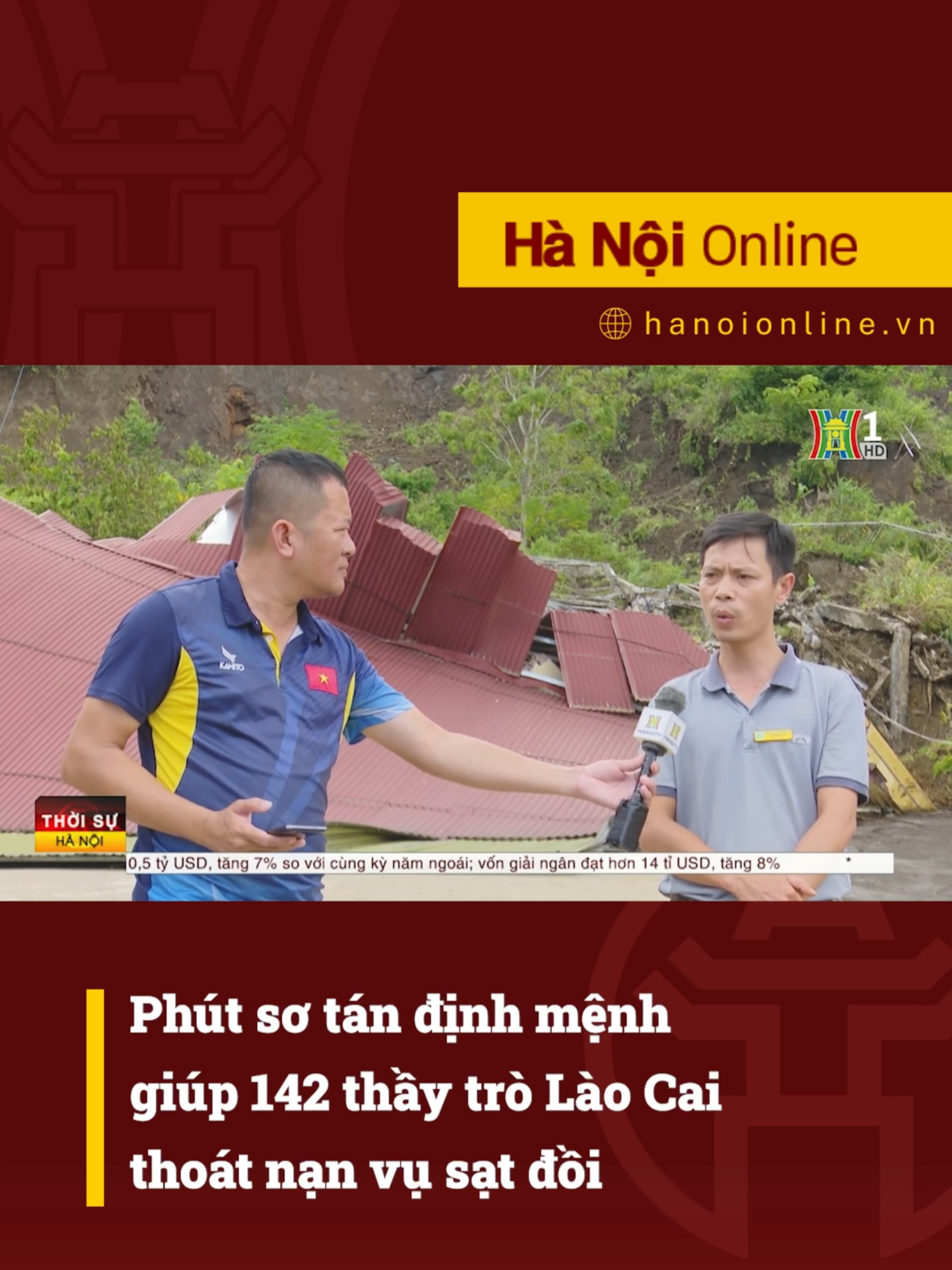 Dự cảm của thầy hiệu trưởng cứu cả trường khỏi hiểm họa sạt lở #htvdaihanoi #tiktoknews #laocai #satlodat