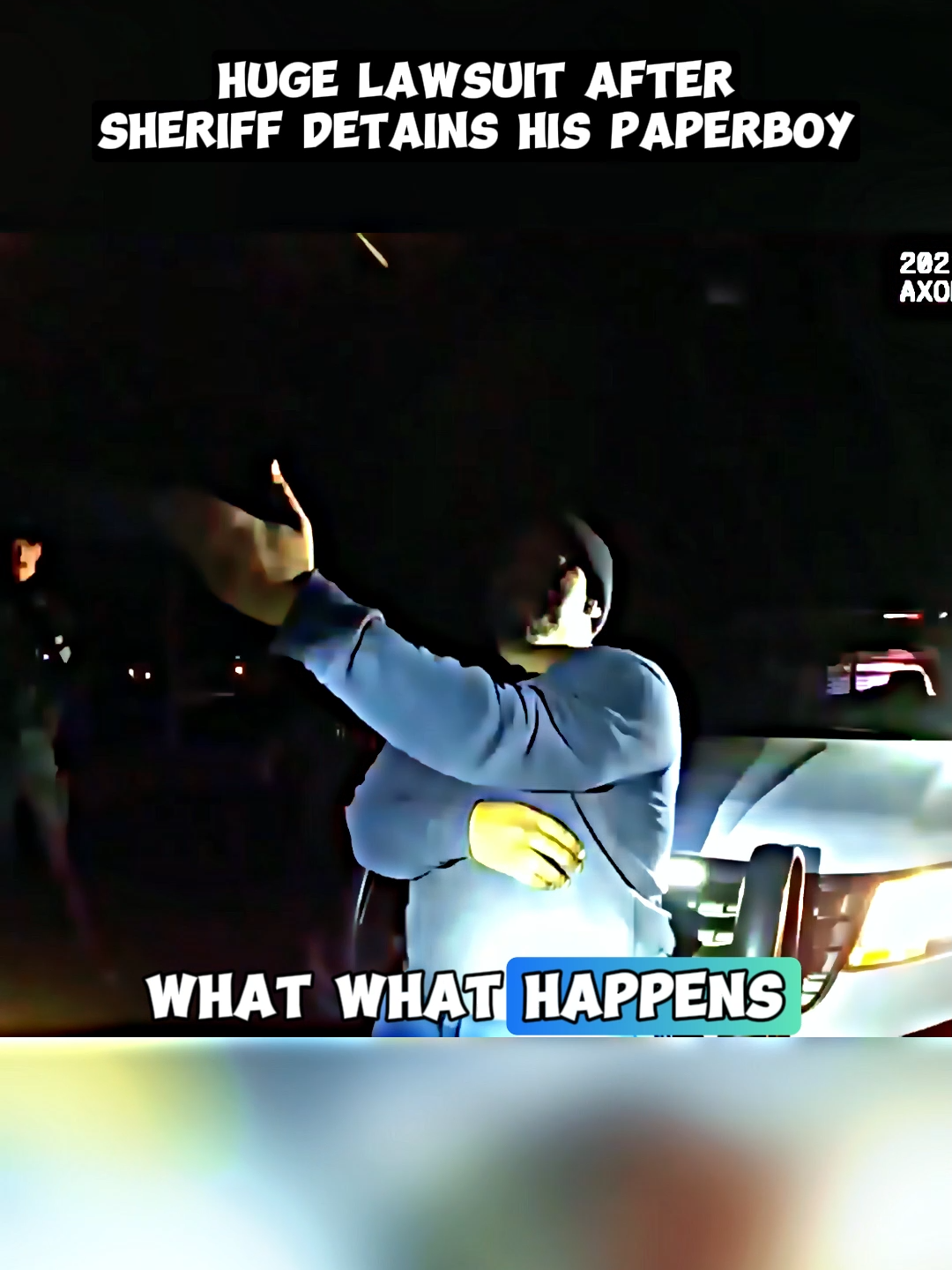 HUGE Lawsuit After Sheriff Detains His Paperboy #audit#cop#cops#copsoftiktok#police#policeofficer#policeoftiktok#lawsuit#constitution#fyp#foryou#foryoupage#trending
