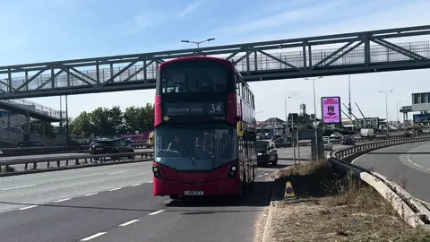 LK66GFA - HV258 Seen Working London Bus Route 34 Towards Walthamstow Central #londonbus #arriva #tfl #nrthldn #northlondon #34 #edmonton #enfield #tottenham #meridianwater 