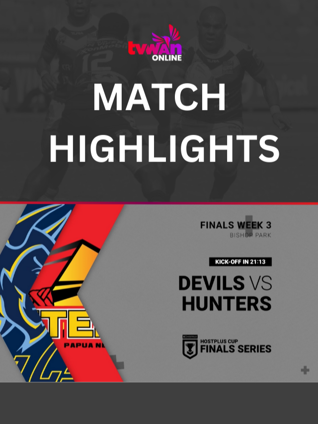 SP PNG Hunters vs Norths Devils | #QRLHostplusCup #MatchHighlights #RugbyLeague #PapuaNewGuinea #PNG #LoopPNG #LoopNews