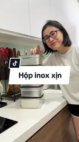 Hộp inox có nắp hút chân không siêu kín luôn, không sợ ám mùi tủ lạnh #hopinox304baoquanthucpham #hopinoxdungthucpham #hopinoxdungthucan #hopinox #review ##hienngangreview✅##xuhuong##viral