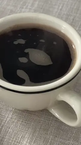 black coffee in the morning >>