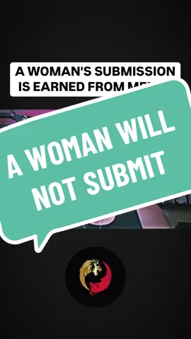 In order for a woman to submit to you, you have to give her something to submit to.  Submission is EARNED 💰 #czarofdating
