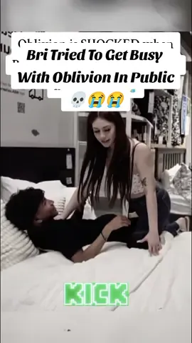 Oblivion is SHOCKED when Bri tried to get BUSY with him in public 💀😭 #fypage #oblivion #oblivionandbri #brialexia #couples #obc #Love #xyzbca 