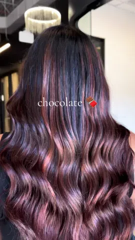 Just in time for fall😍 #fallhair #hairstylist #brownhair #hairinspo #balayagehair #denverhairstylist #haircolor #chocolate #fypppppp 