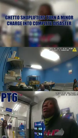 Ghetto Shoplifters Turn Minor Charge Into Complete Disaster #bodycamedition #bodycam #police #cops