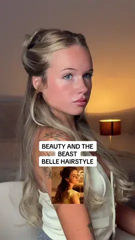 Replying to @Alora belle’s hairstyle from beauty and the beast 🥀 📚💛 #belle #beautyandthebeast #princessbelle #disneyprincess #disneyprincesses #disney #disneytiktok #hair #hairstyle #hairideas #hairinspo #hairtok #recreation #cutehairstyles #princesshair #hairtutorial 