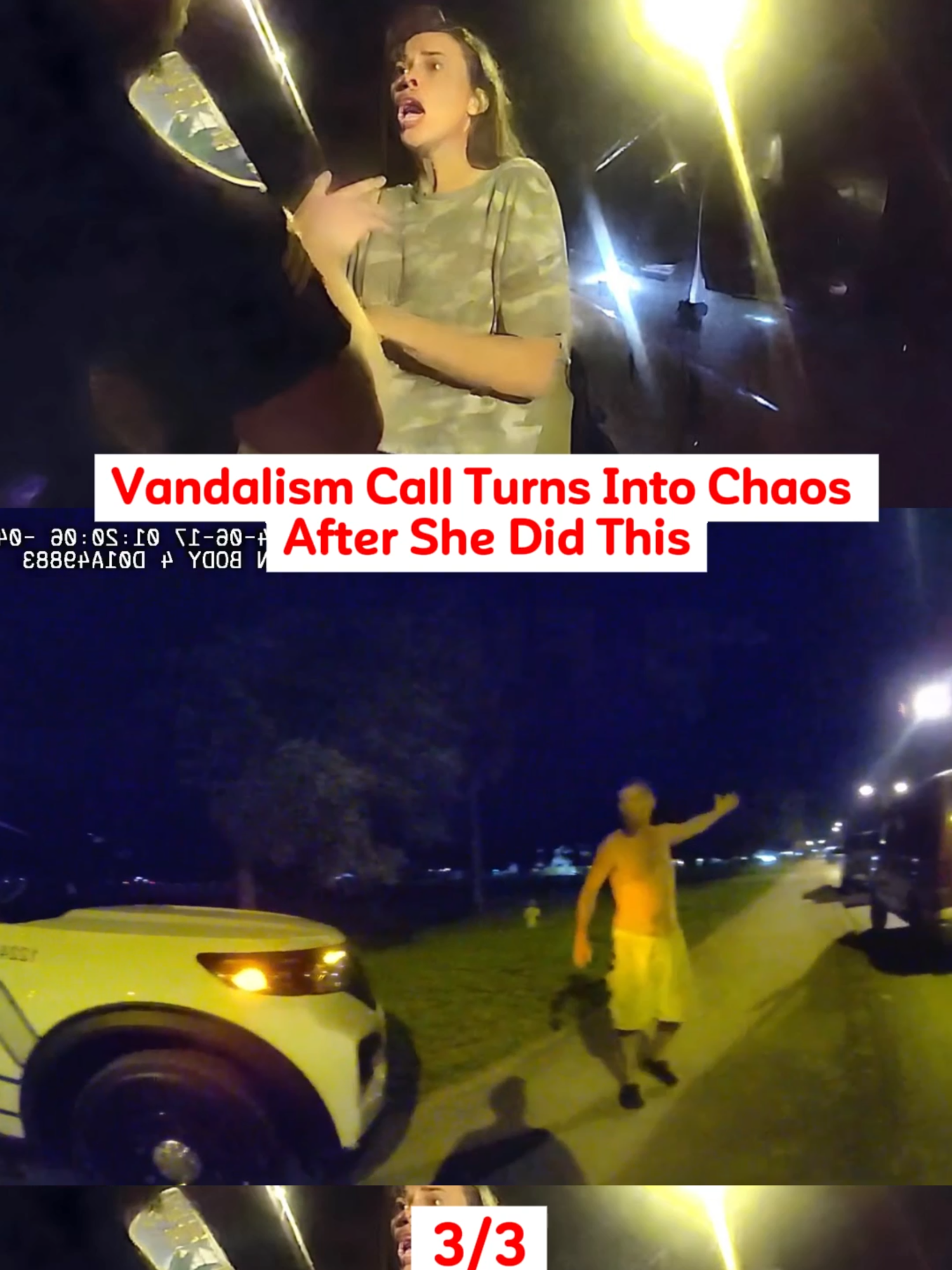 Vandalism Call Turns Into Chaos After She Did This p3 #cop #powertrip #police #copsoftiktok #foryoupage #foryou #cops #copsontiktok #fyp #policebrutalitymuststop #policepowertrip #auditcospvideo #fypage #policeontiktok