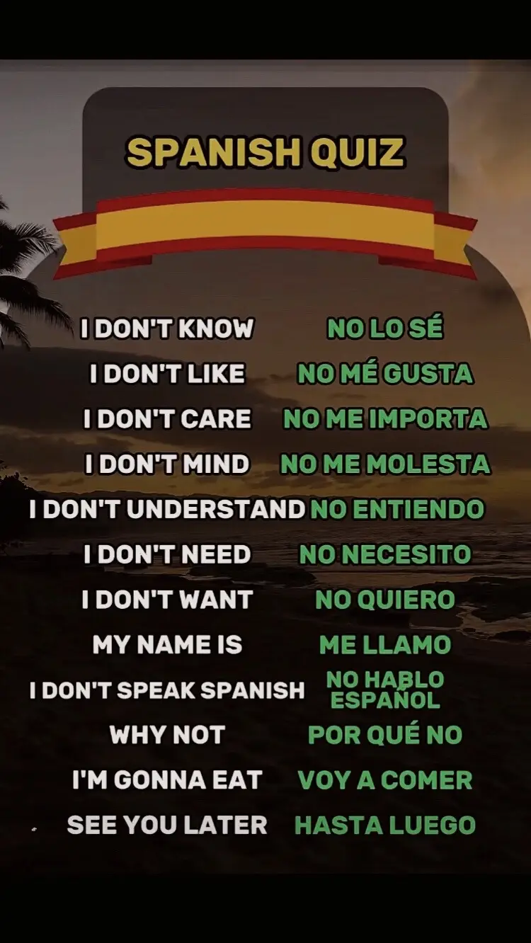 Learn to speak spanish #learnspanish #learnwithtiktok #spanish #spanishphrases #phrasesinspanish 