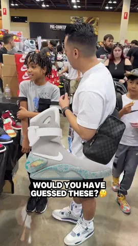 He thought the Nike Mags were Melo’s… #sneakers #fyp 