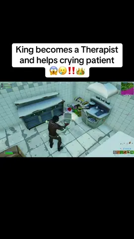 (THERAPIST TELLS PATIENT TO LET ALL THE CRYING OUT!! ⚠️⚠️) #fyp #yesking #fortnite #loveandlighttv 