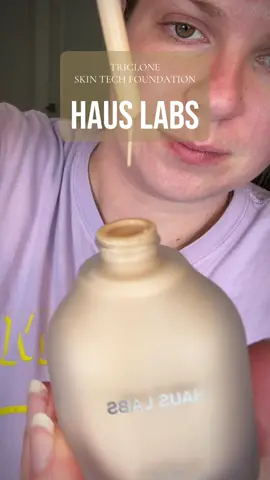 Thank you so much Haus Labs! After a full day of wearing i can agree this color is EXACTLY my shade. Its like my normal skin color without my natural pink/redness. I love the way it ended up performing and this packaging is just stunning ✨ #hauslabsfoundation #hauslabs #tricloneskintech @Haus Labs by Lady Gaga 