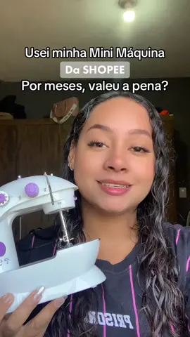 Mini Máquina de costurar da Shopee - valeu a pena?  Comprei essa maquina a alguns meses e posso dizer que foi umas das minhas melhores compras!  #shopee #minimaquina #minimaquinadecostura #maquinadecostura #costurar #comprasshopee #costureira 