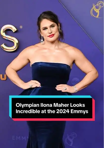 @Ilona Maher looks completely amazing and strong in heart, body, and mind on the #Emmys #redcarpet. #ilonamaher #olympics 