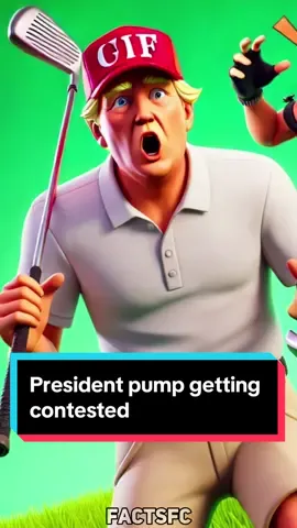 How former president donald pump got contested in fortnite #fortnite 
