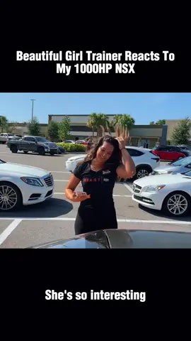 The Girl Trainer Reacts to 1000Hp NXS#car #drag #racing #turbo #musclecar #mustang #muscle #tiktok #fyp 
