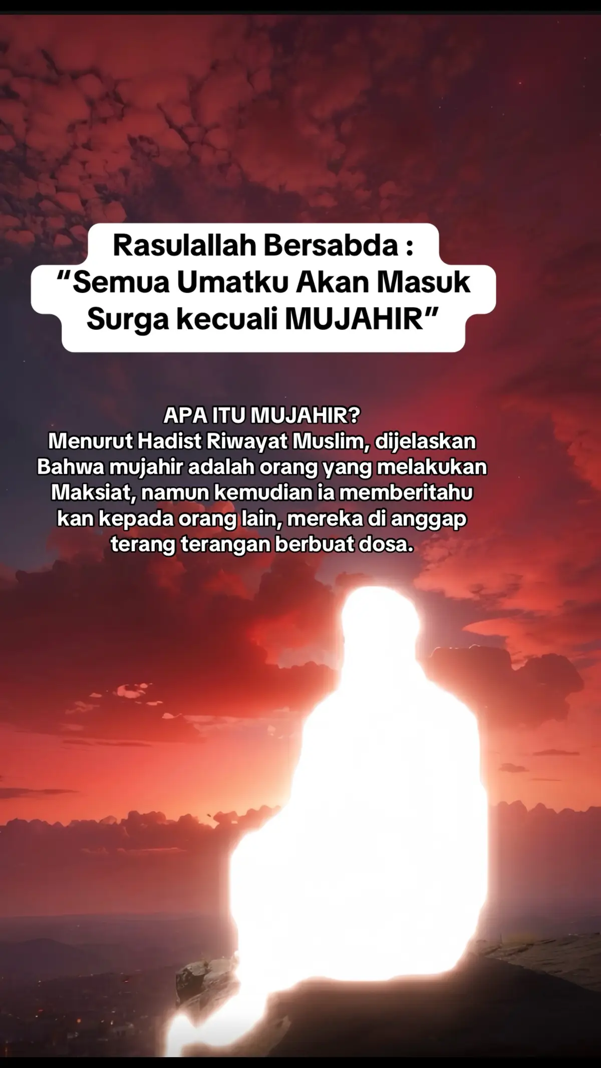 Semoga kita di jauhkan dari sifat yang seperti ini 🤲