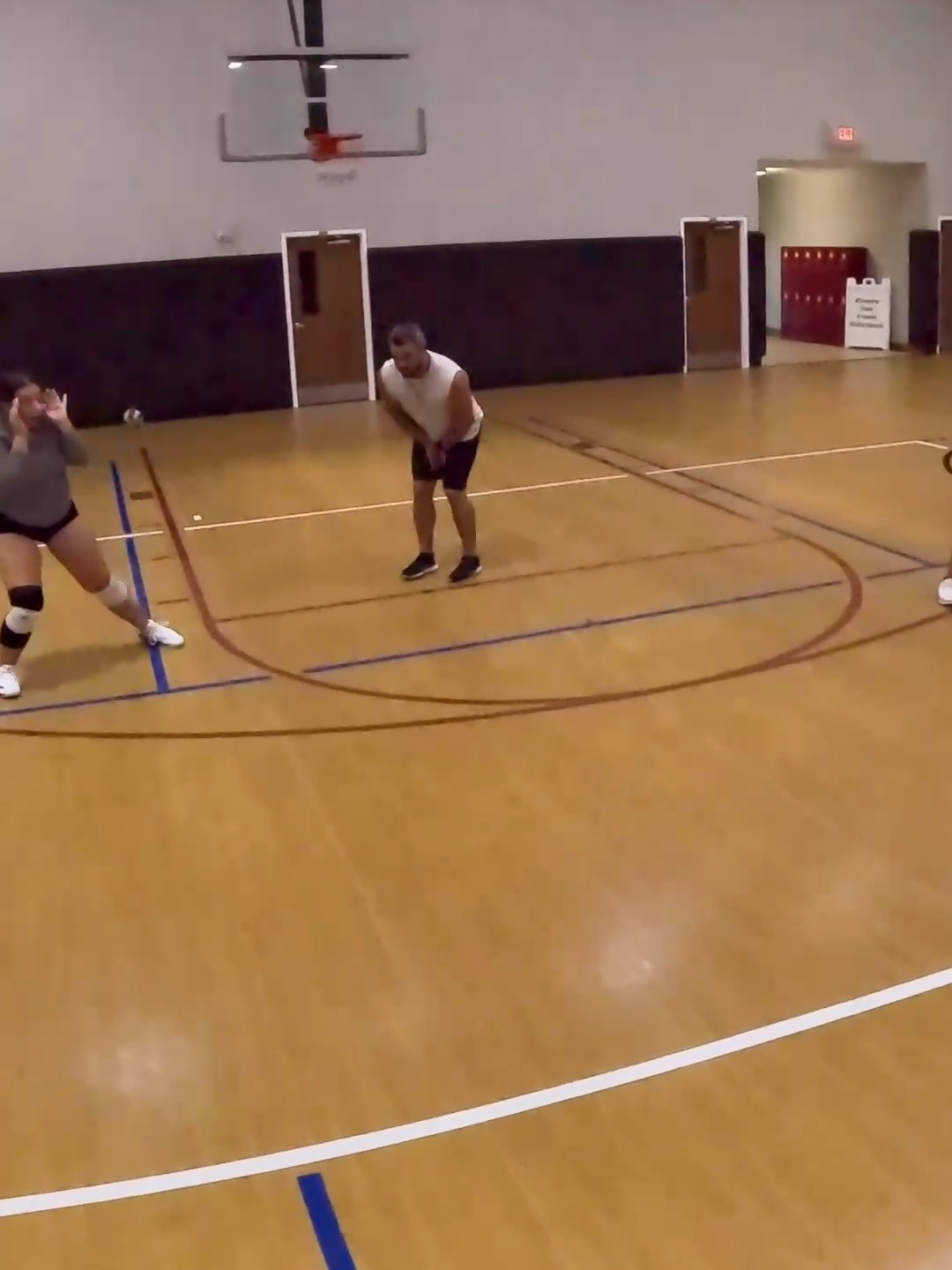 Bro Almost Lost His 🥜💀 #volleyball #volleyballplayer #volleyballgame #volleyballworld #coedvolleyball #indoorvolleyball #brodesvolleyball #haikyuu #sports #tall #tallguy #gopro #learning