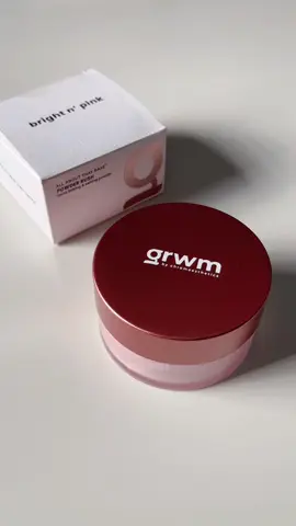 this pink powder literally brightens my undereyes *chef’s kiss* 🥰 — old packaging @GRWM Cosmetics Official  #fyp #loosepowder #grwm #grwmcosmetics #unboxing #ugc #ugccreator #foryou #makeup 